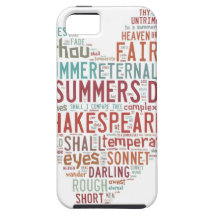 Shakespeare Sonnet 18 iPhone 5 Covers