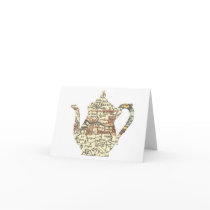 Shakespeare Teapot cards by biliana Shakespeare Teapot cards