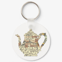 Shakespeare Teapot keychains
