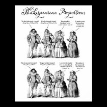 Shakespearean Proportions posters