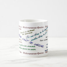 Shakespearean Quotes Mug
