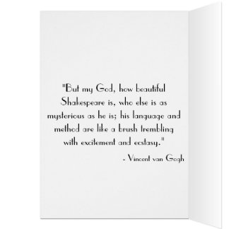 Shakespeare Birthday Cards | Zazzle