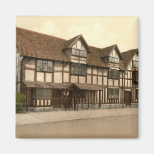 Shakespeare's Birthplace, Stratford-upon-Avon, UK Fridge Magnet
