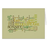 SHAKESPEARE'S XVIII SONNET GREETING CARDS