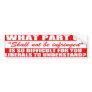 Shall Not Be Infringed Bumper Sticker