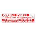 Shall Not Be Infringed Bumper Sticker bumper stickers by jjackson72 Shall Not Be Infringed Bumper Sticker bumper stickers