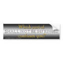 Shall Not Be Infringed Bumper Sticker bumper stickers