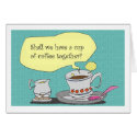 Shall we have a cup of coffee together? cards