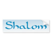 Shalom Bumpersticker