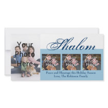 Shalom Custom Hanukkah Photo Cards photo cards