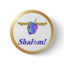Shalom Hanukkah buttons by Spice Shalom Hanukkah buttons