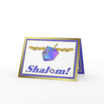 Shalom Hanukkah Card by Spice Shalom Hanukkah Card