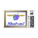 Shalom Hanukkah postage