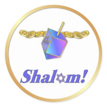 Shalom Hanukkah stickers by Spice Shalom Hanukkah stickers