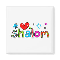Shalom magnets by prawny Shalom magnets