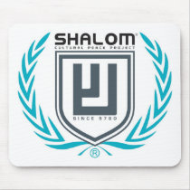 Shalom Tri Color Crest mousepads