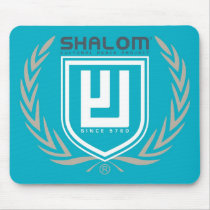 Shalom Tri Color Crest mousepads
