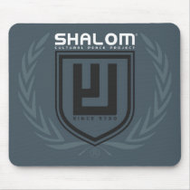 Shalom Tri Color Crest mousepads