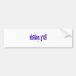 SHALOM Y'ALL GIFTS BUMPER STICKERS