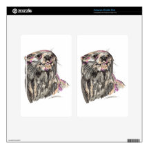 Shamanic Spirit of Otter Kindle Fire Skins