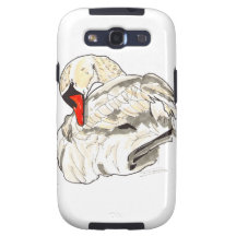 Shamanic Spirit of Swan Samsung Galaxy SIII Cases