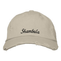 Shambala Distressed Hat Embroidered Hat
