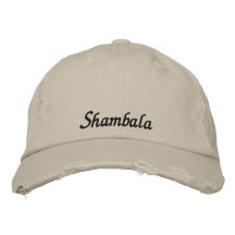 Shambala Distressed Hat Embroidered Hat