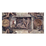 Shame And Ridicule Of The Drunken Noah By Michelan Photo Greeting Card