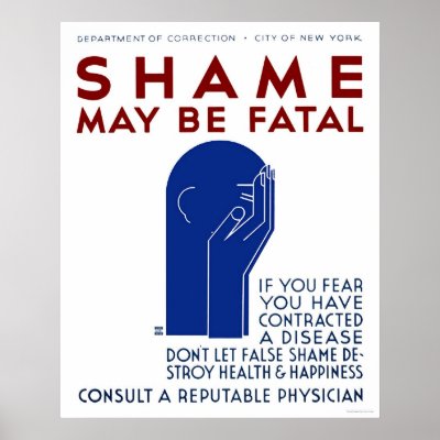 Shame May Be Fatal 1937 WPA Poster