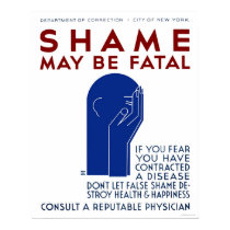 Shame May Be Fatal 1937 WPA posters