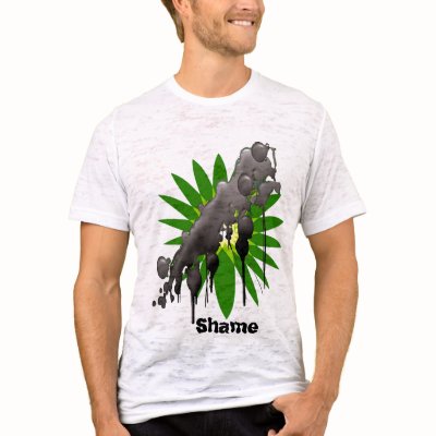Shame on BP Boycott Gulf oil spill T Shirt by instead67