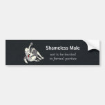 Shameless Male Bumper Stickers