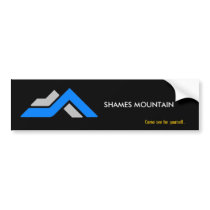 Shames mountain bumper stickers by 1234snow Shames mountain bumper stickers