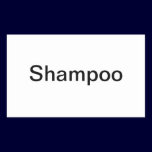 Shampoo Labels/ stickers