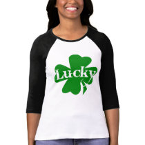 Shamrock 4 leaf clover tees