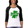 Shamrock 4 leaf clover tees