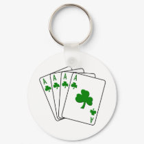 Shamrock Aces keychains