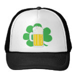 Shamrock and Beer Mesh Hat
