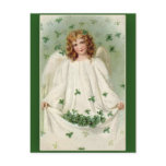 Shamrock Angel St. Patrick's Day Cards Post Card