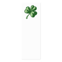 Shamrock Bookmark Business Cards