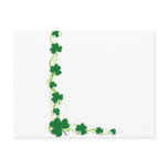 Shamrock Border Postcard