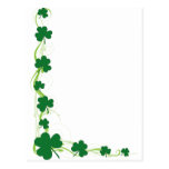 Shamrock Border Postcards