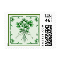Shamrock Bouquet 2 Postage Stamp