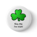 Shamrock Button by devabob Shamrock Button