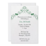 Shamrock Clover Arch Birthday Party Invitation