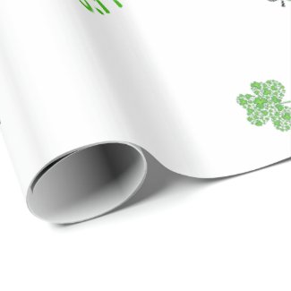 Shamrock Collage Custom Wrapping Paper