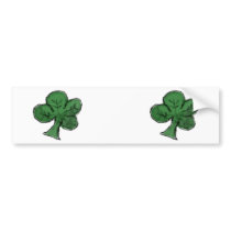 Shamrock copy, Shamrock copy bumper stickers by Moondial Shamrock copy, Shamrock copy bumper stickers