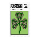 Shamrock Cross Knot Postage Stamps