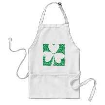 Shamrock Cutout Apron