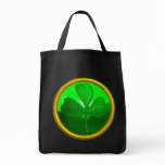 Shamrock detail from SAINT PATRICK'S CELTIC HEART bags